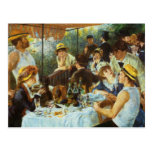Luncheon of the Boating Party by Pierre Renoir Postcard