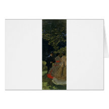 Luncheon on the Grass, Left Panel (1865) Greeting Card