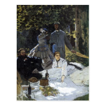 Lunchtime on the Grass Post Cards
