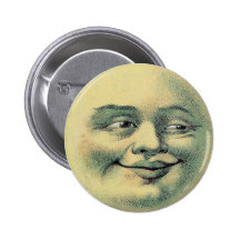 Lune vintage badge