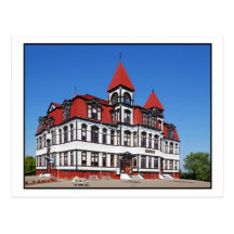 Lunenburg, la Nouvelle-Écosse, académie Cartes Postales