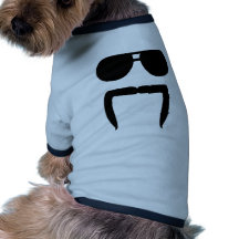 Lunettes de soleil de moustache manteaux pour animaux domestiques