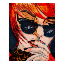 Lunettes noires posters