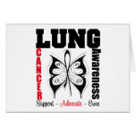 Lung Cancer Awareness Butterfly Cards