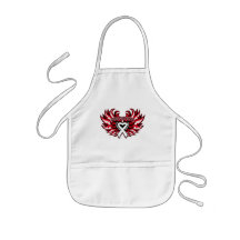 Lung Cancer Awareness Heart Wings.png Apron