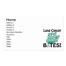 Lung Cancer BITES Business Card Templates