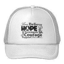 Lung Cancer Collage of Hope Mesh Hat