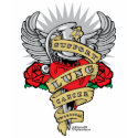 Lung Cancer Dagger t-shirts