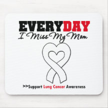 Lung Cancer Every Day I Miss My Mom Mouse Pads