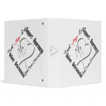 Lung Cancer Faith Hope Love Butterfly Binder