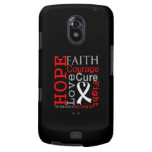 Lung Cancer Hope Faith Motto Galaxy Nexus Cases