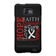 Lung Cancer Hope Faith Motto Galaxy SII Covers