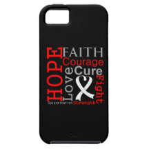 Lung Cancer Hope Faith Motto iPhone 5 Cases