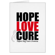 Lung Cancer Hope Love Cure Cards