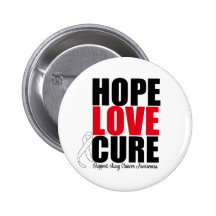 Lung Cancer Hope Love Cure Pins
