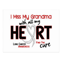 Lung Cancer I Miss My Grandma Post Cards