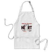 Lung Cancer I Miss My Grandpa Apron