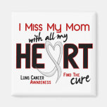 Lung Cancer I Miss My Mom Fridge Magnet
