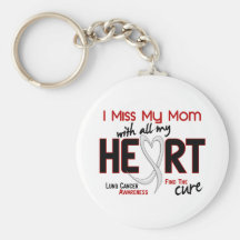 Lung Cancer I Miss My Mom Key Chains
