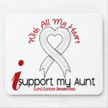 Lung Cancer I Support My Aunt Mousepads