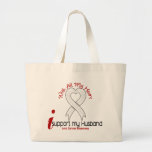 Lung Cancer I Support My Husband Bags