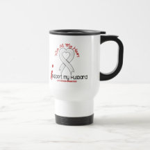 Lung Cancer I Support My Husband Mug