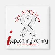 Lung Cancer I Support My Mommy Magnet