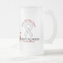 Lung Cancer I Support My Mother Coffee Mugs