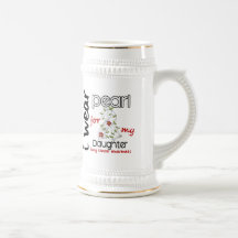 Lung Cancer I WEAR PEARL FOR MY DAUGHTER 43 Mugs