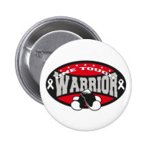 Lung Cancer One Tough Warrior Buttons