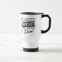 Lung Cancer Picked The Wrong Diva Coffee Mugs