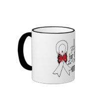 Lung Cancer Ribbon Hero My Dad Coffee Mugs
