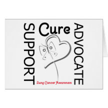Lung Cancer Support Advocate Cure Cards