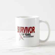 Lung Cancer Survivor 19 Years Coffee Mugs