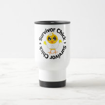Lung Cancer Survivor Chick Coffee Mugs