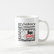 Lung Cancer Survivor Collage Coffee Mug
