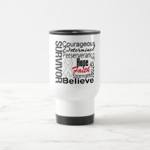 Lung Cancer Survivor Collage Coffee Mugs