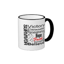 Lung Cancer Survivor Collage Coffee Mugs