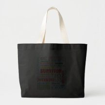 Lung Cancer Survivor Collage.png Canvas Bag