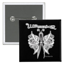 Lung Cancer Warrior Celtic Butterfly Pins