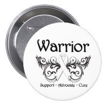 Lung Cancer Warrior Scroll Pins