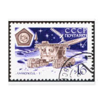 Lunokhod-1 Russian Space Robot Postcards