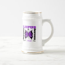 Lupus Awareness Butterfly Mugs