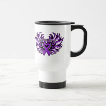 Lupus Awareness Heart Wings.png Mug