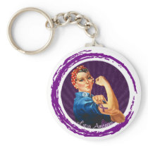Lupus Awareness Key Chains