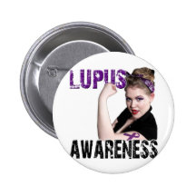 Lupus Awareness Pinback Button