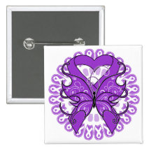 Lupus Butterfly Circle of Ribbons Pins