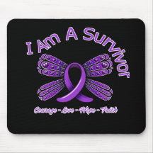 Lupus Butterfly I Am A Survivor Mouse Pad