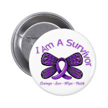 Lupus Butterfly I Am A Survivor Pins