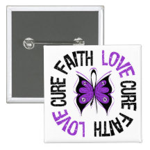 Lupus Cancer Faith Love Cure Buttons